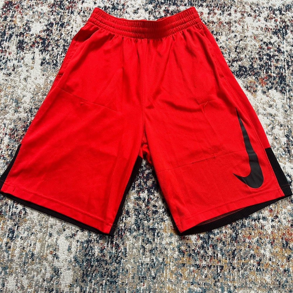 Nike Red Athletic Shorts - Picture 2 of 7